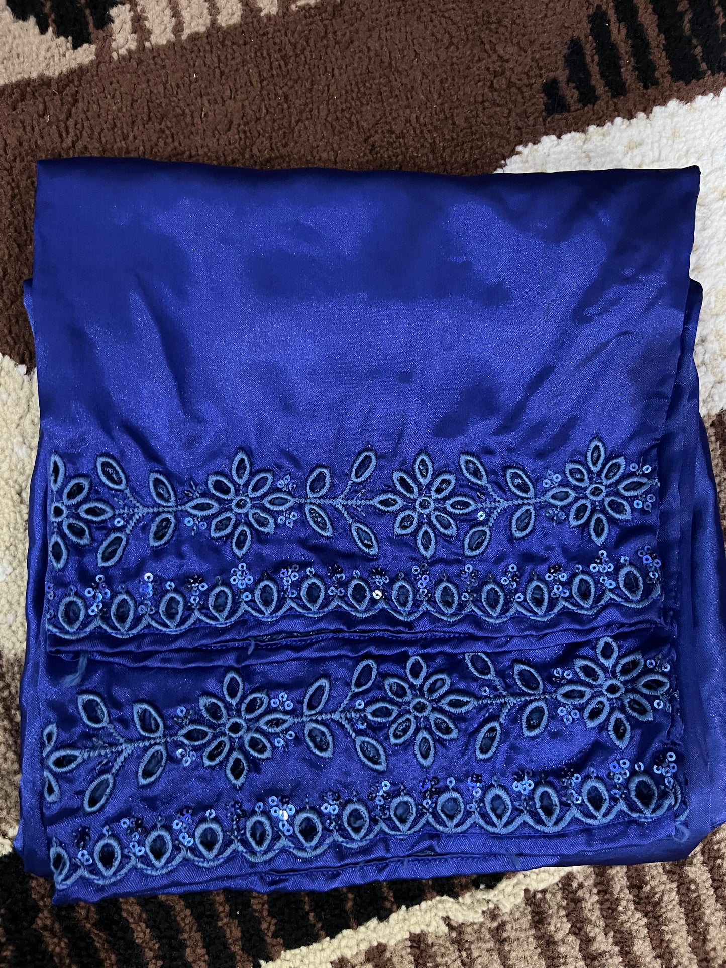 Balochi Dress Laserkari Blue