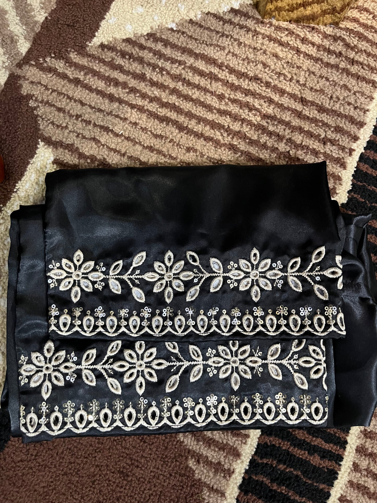 Balochi Dress Laserkari Black