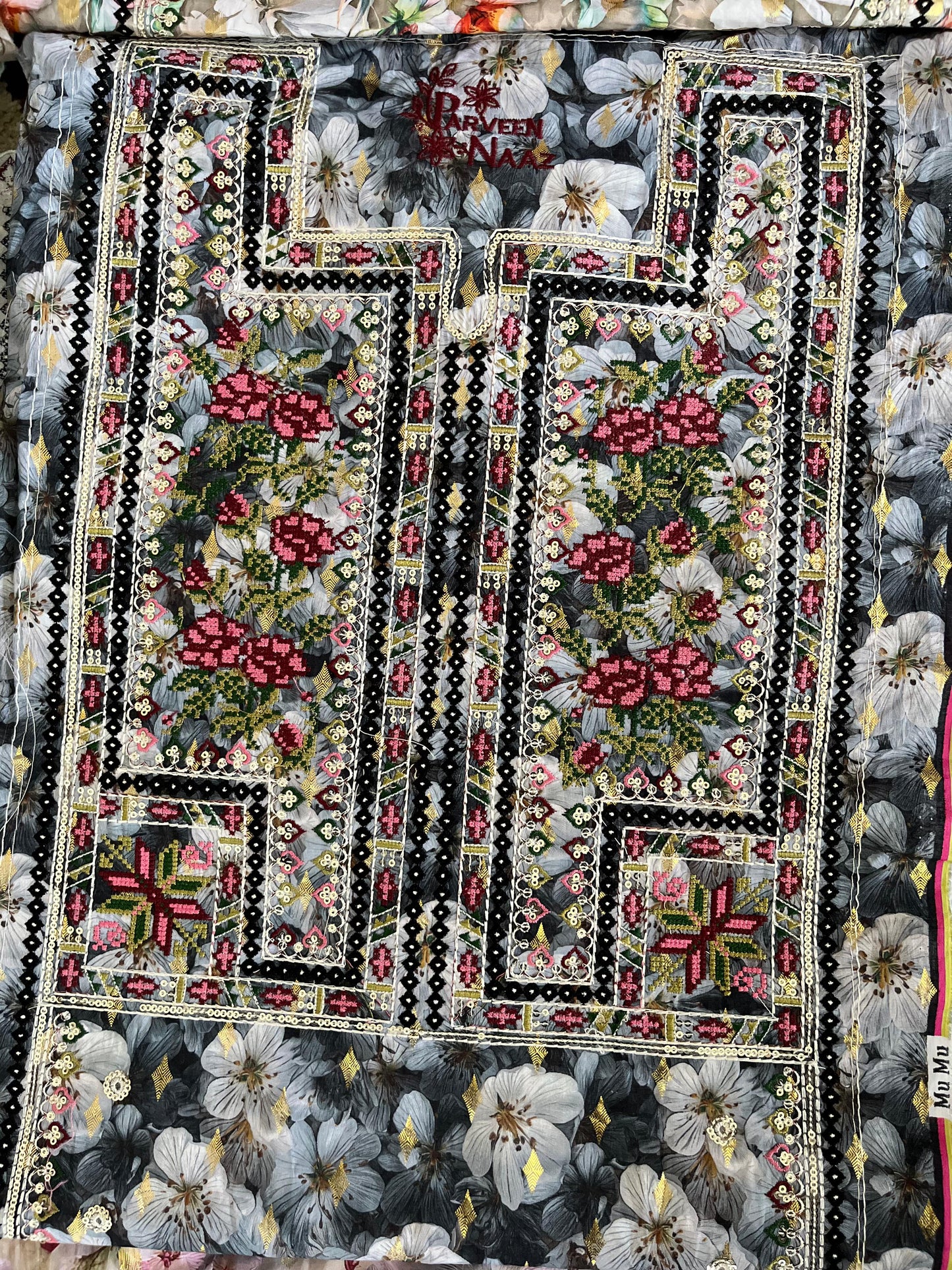 Balochi Dress D#25 Loan fabric 2 Pcs