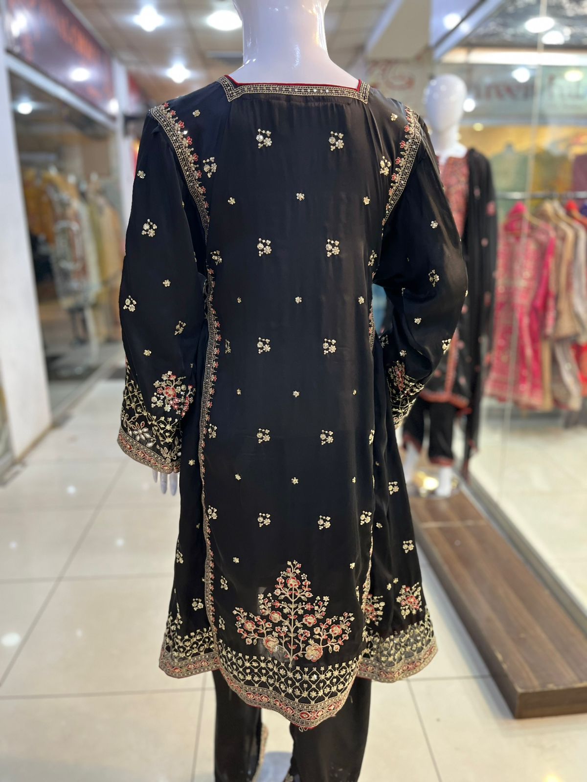 Balochi Formal Dress Black D#3