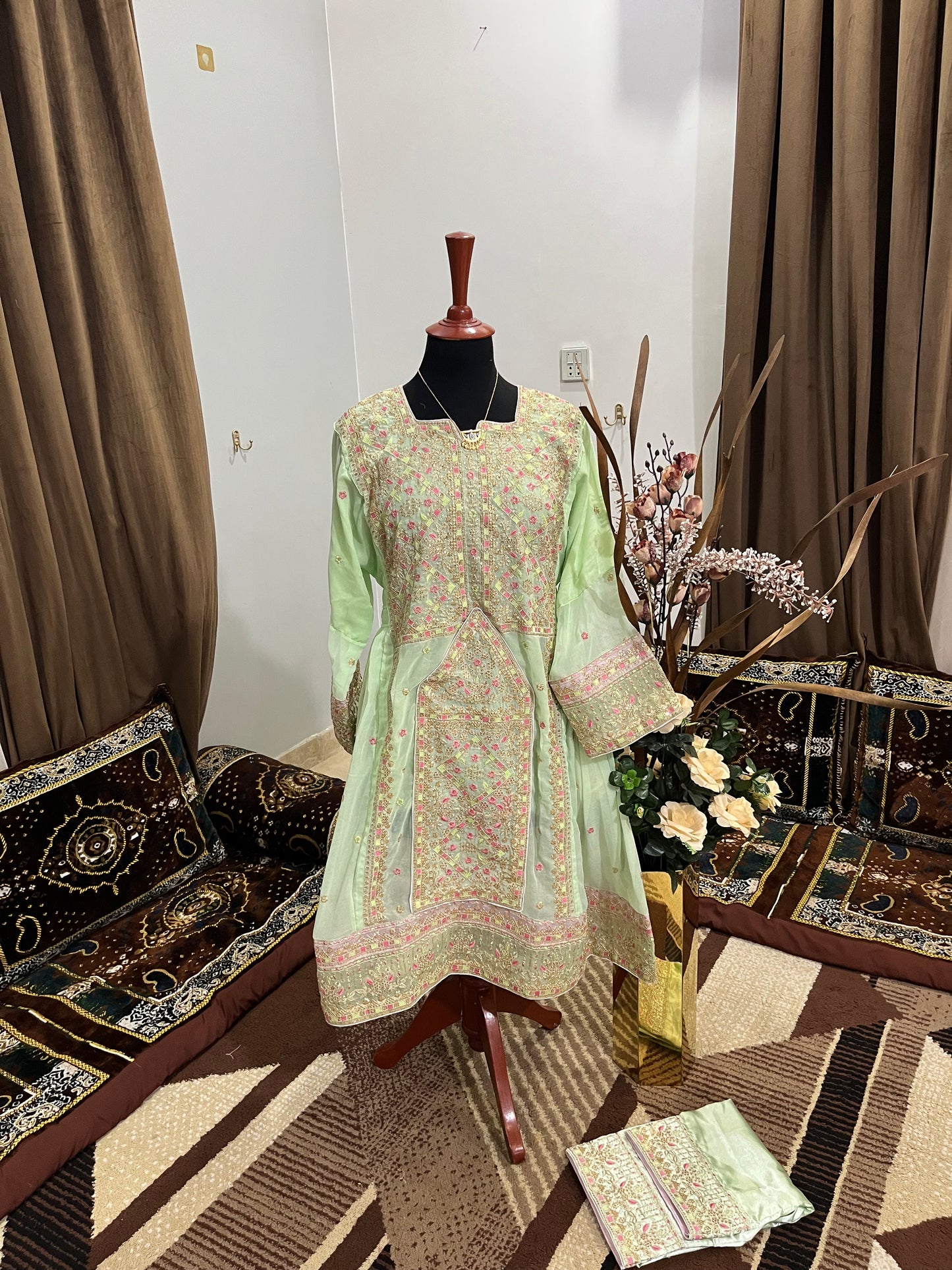 Balochi Formal Dress Pista by Moomal Manahil