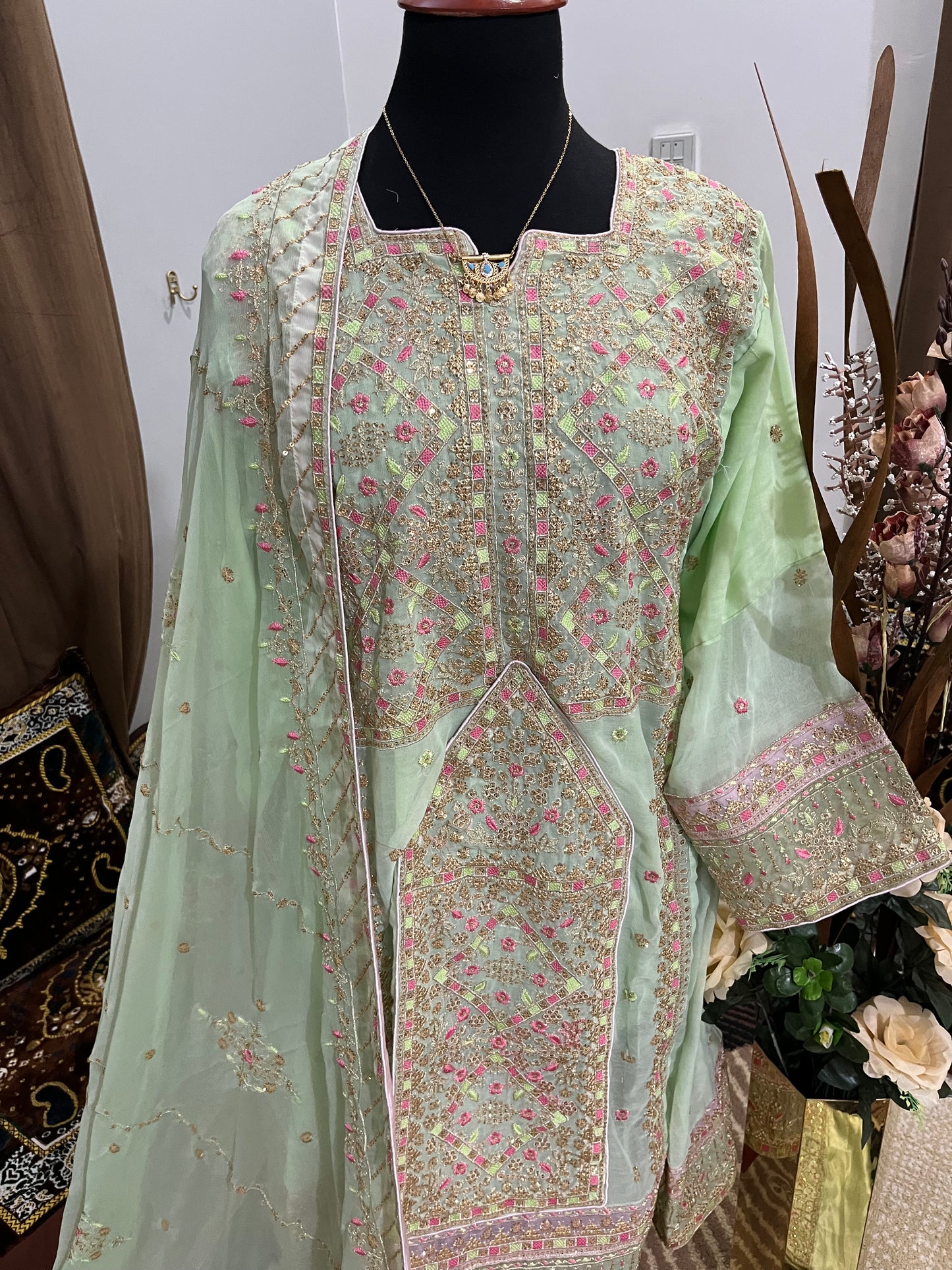 Balochi Formal Dress Pista by Moomal Manahil