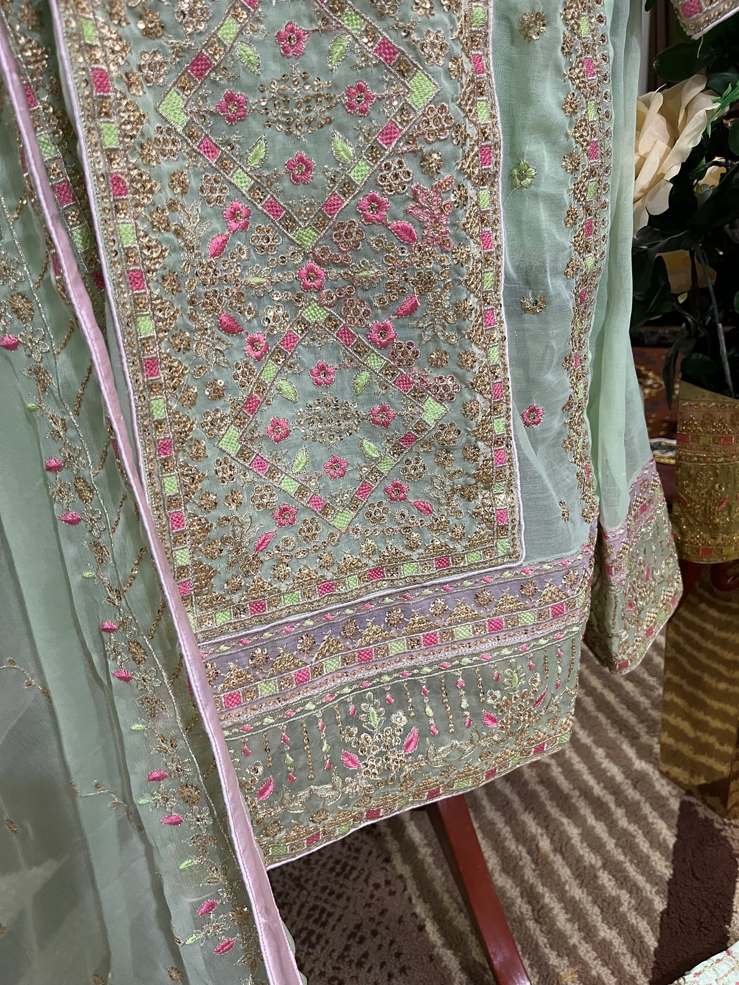 Balochi Formal Dress Pista by Moomal Manahil
