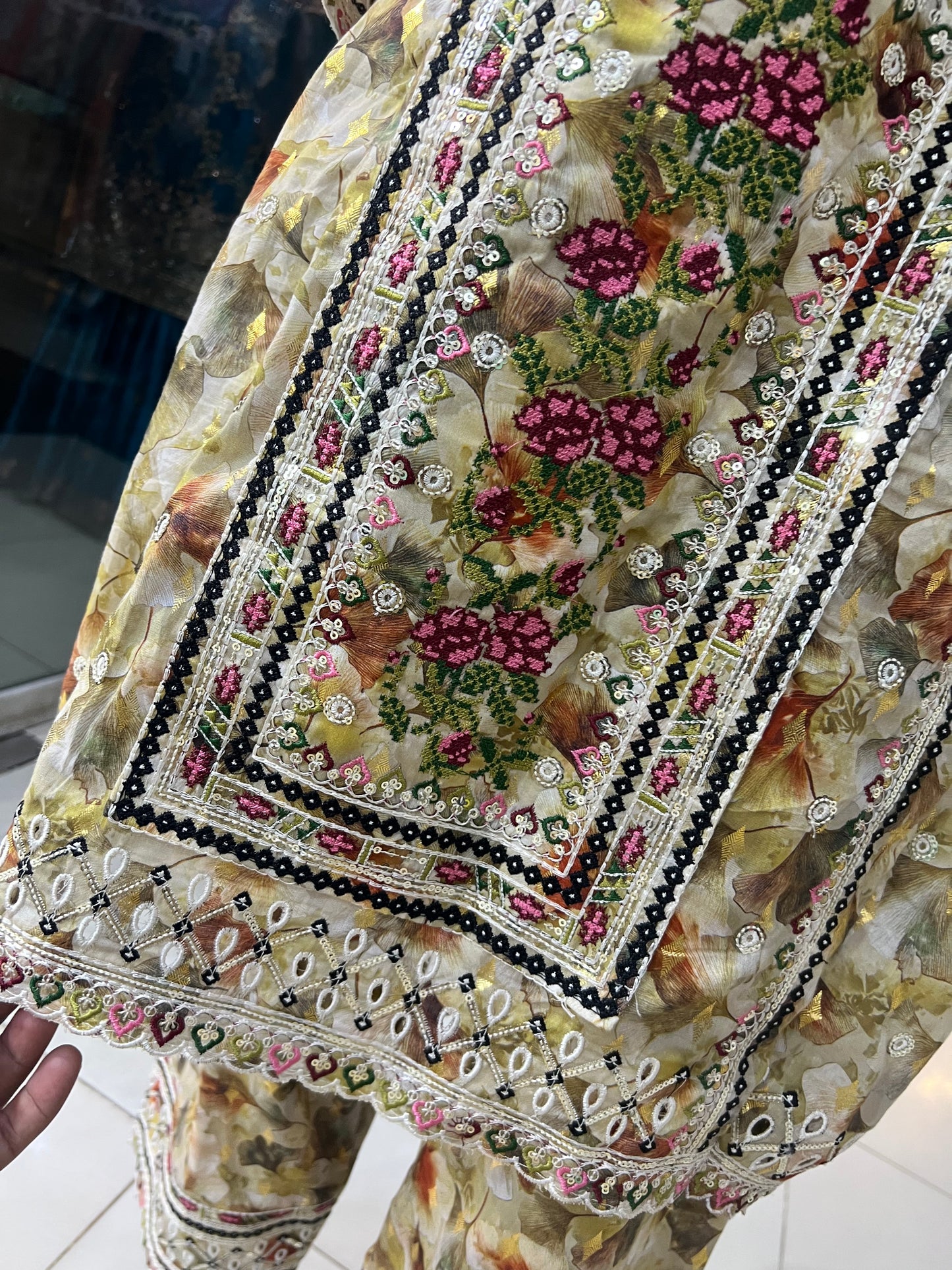 Balochi Dress D#25 Loan fabric 2 Pcs