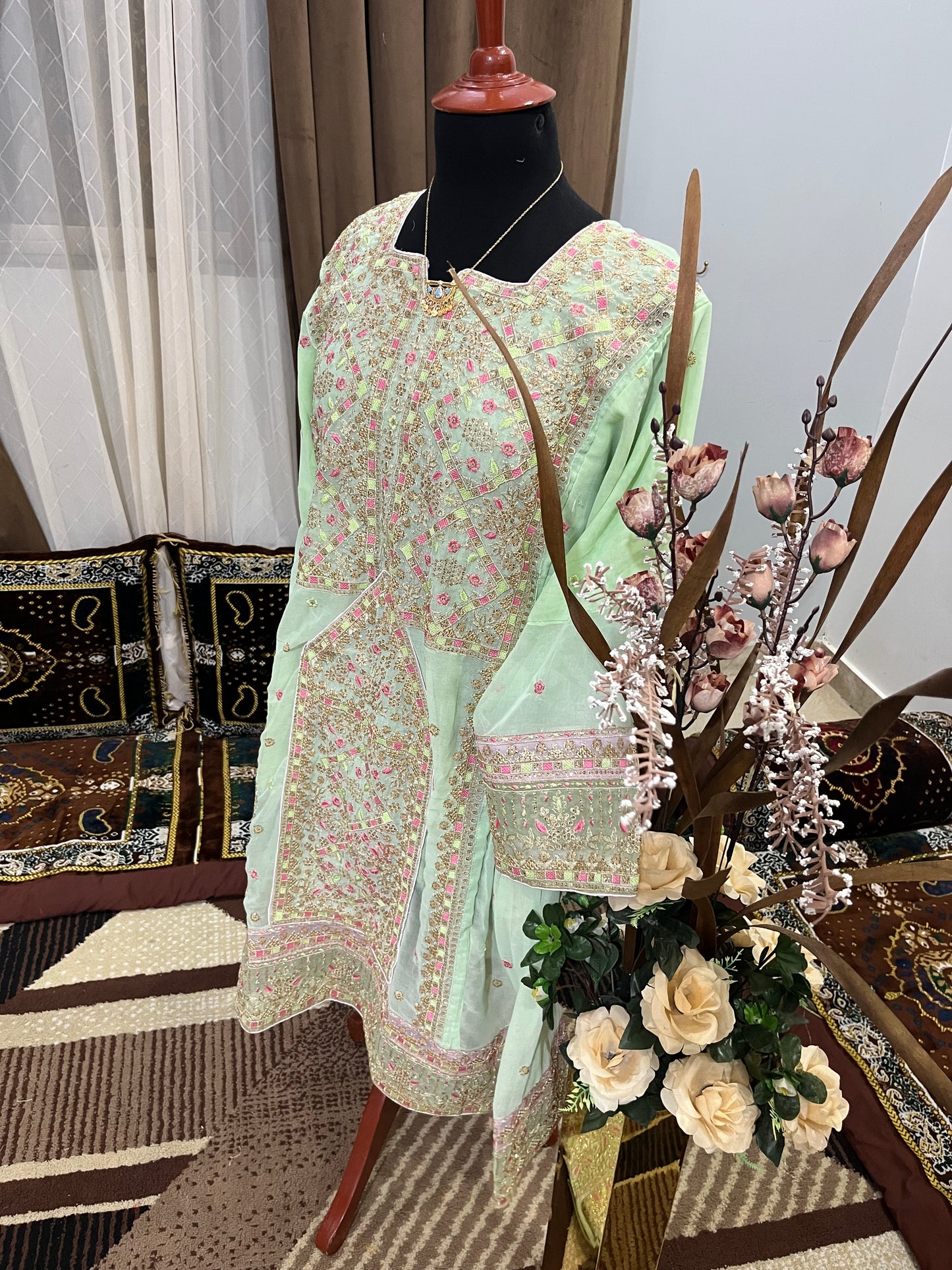 Balochi Formal Dress Pista by Moomal Manahil