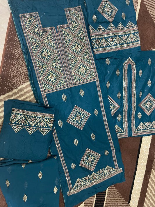 Balochi Kurta 3 pcs (Unstitched/Stitched Both available)