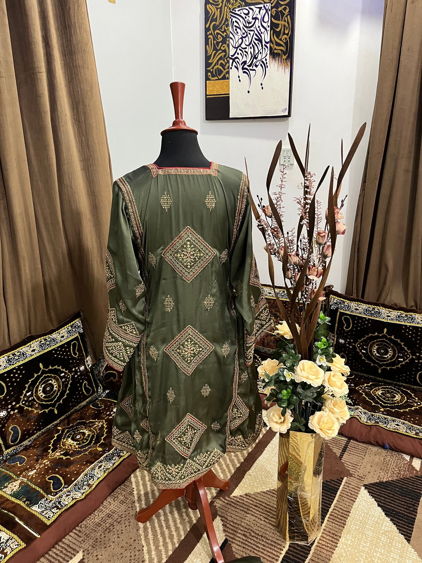 Balochi Dress ChikanKari By Manahil & Merab