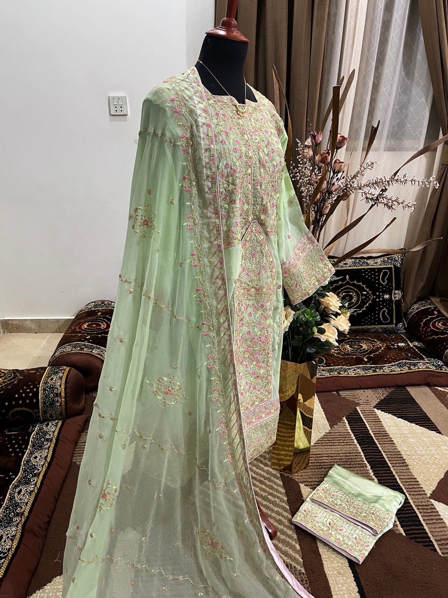 Balochi Formal Dress Pista by Moomal Manahil