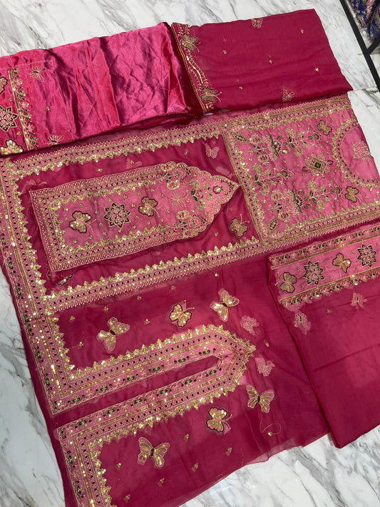 Balochi Dress kids pink