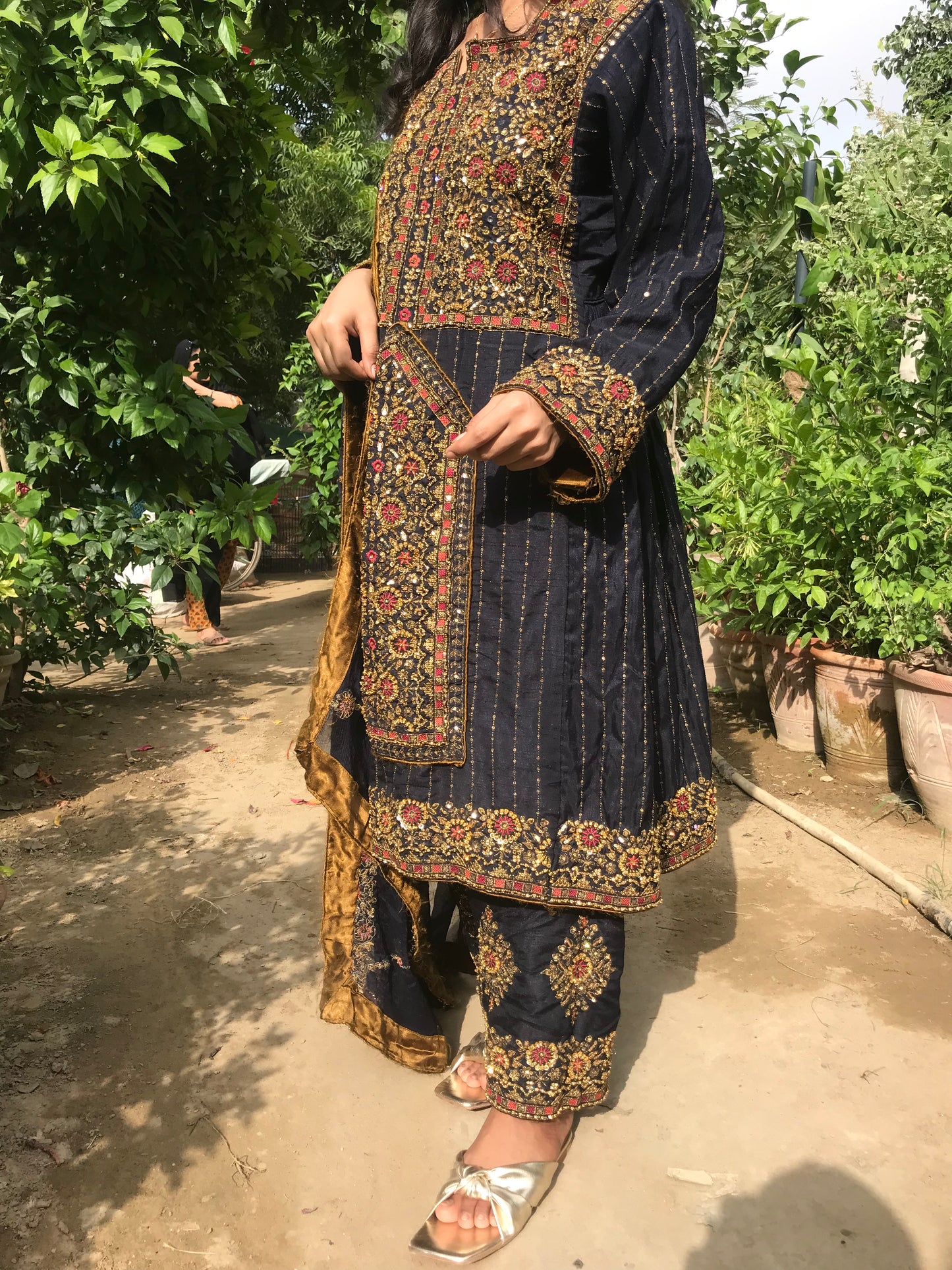 Balochi Embroidered Dress by Muntazir