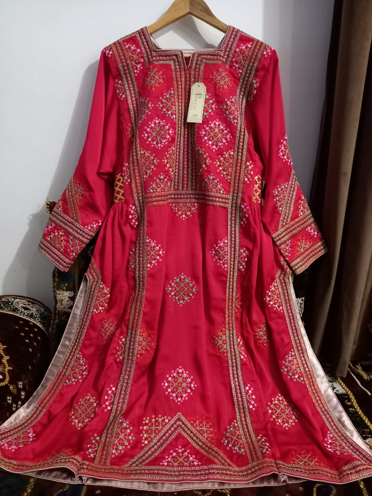 balochi kurta Pink