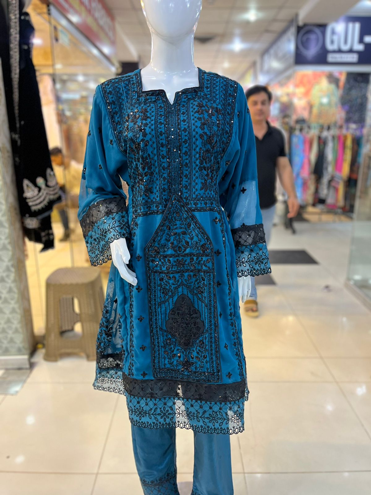Balochi Formal Dress Zink