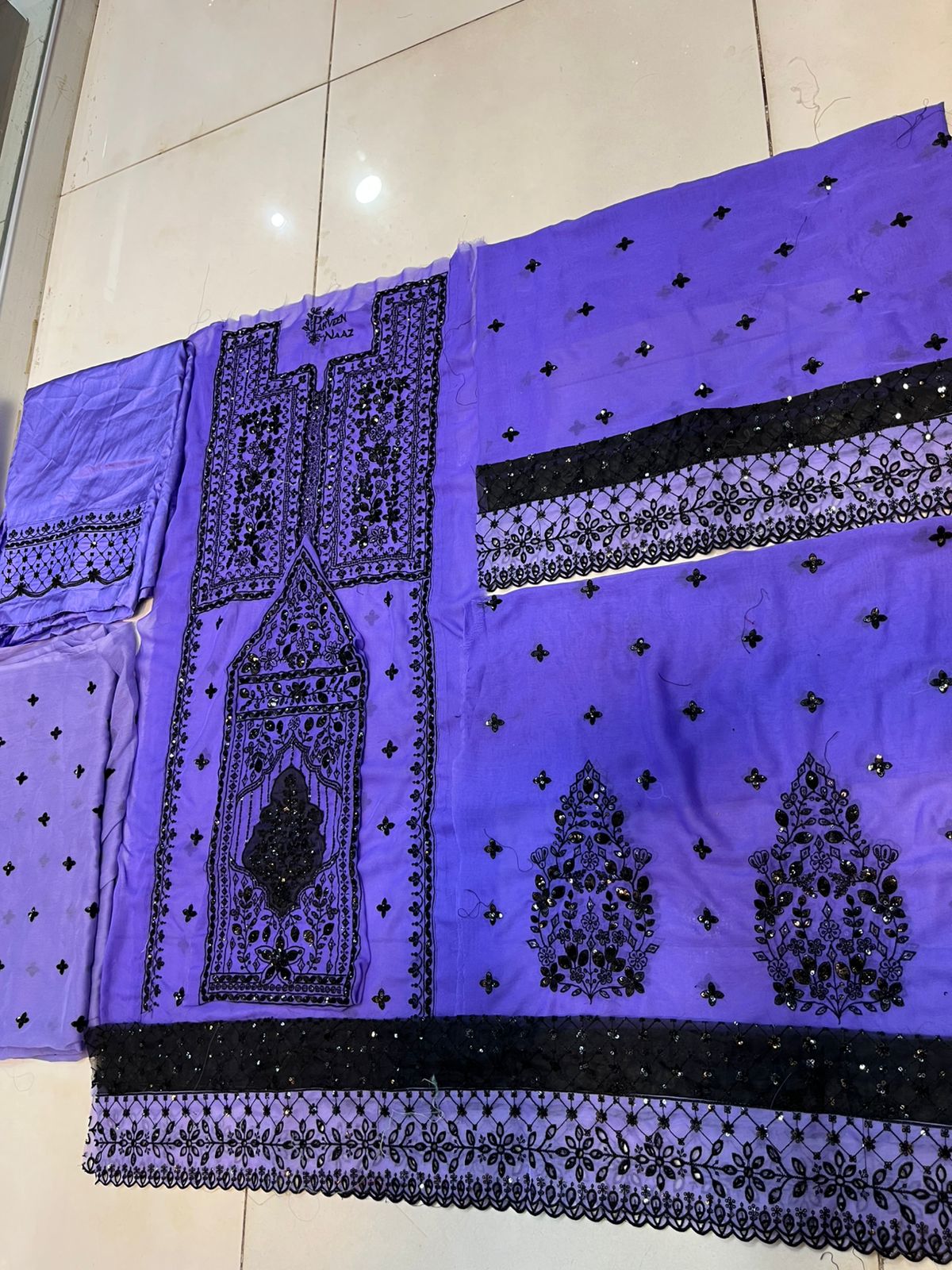 Balochi Formal Dress Purple