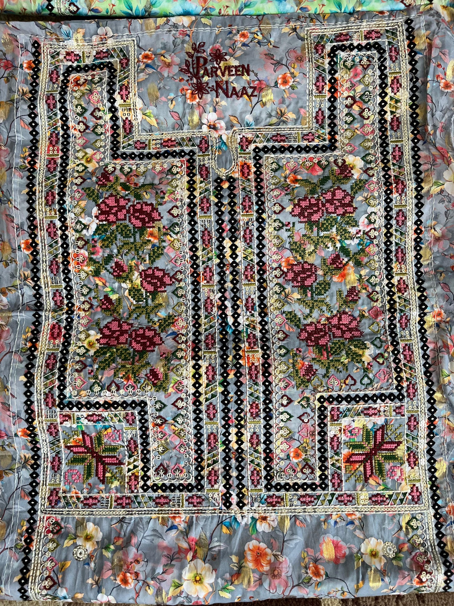 Balochi Dress D#25 Loan fabric 2 Pcs