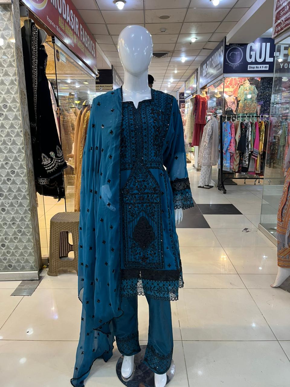 Balochi Formal Dress Zink