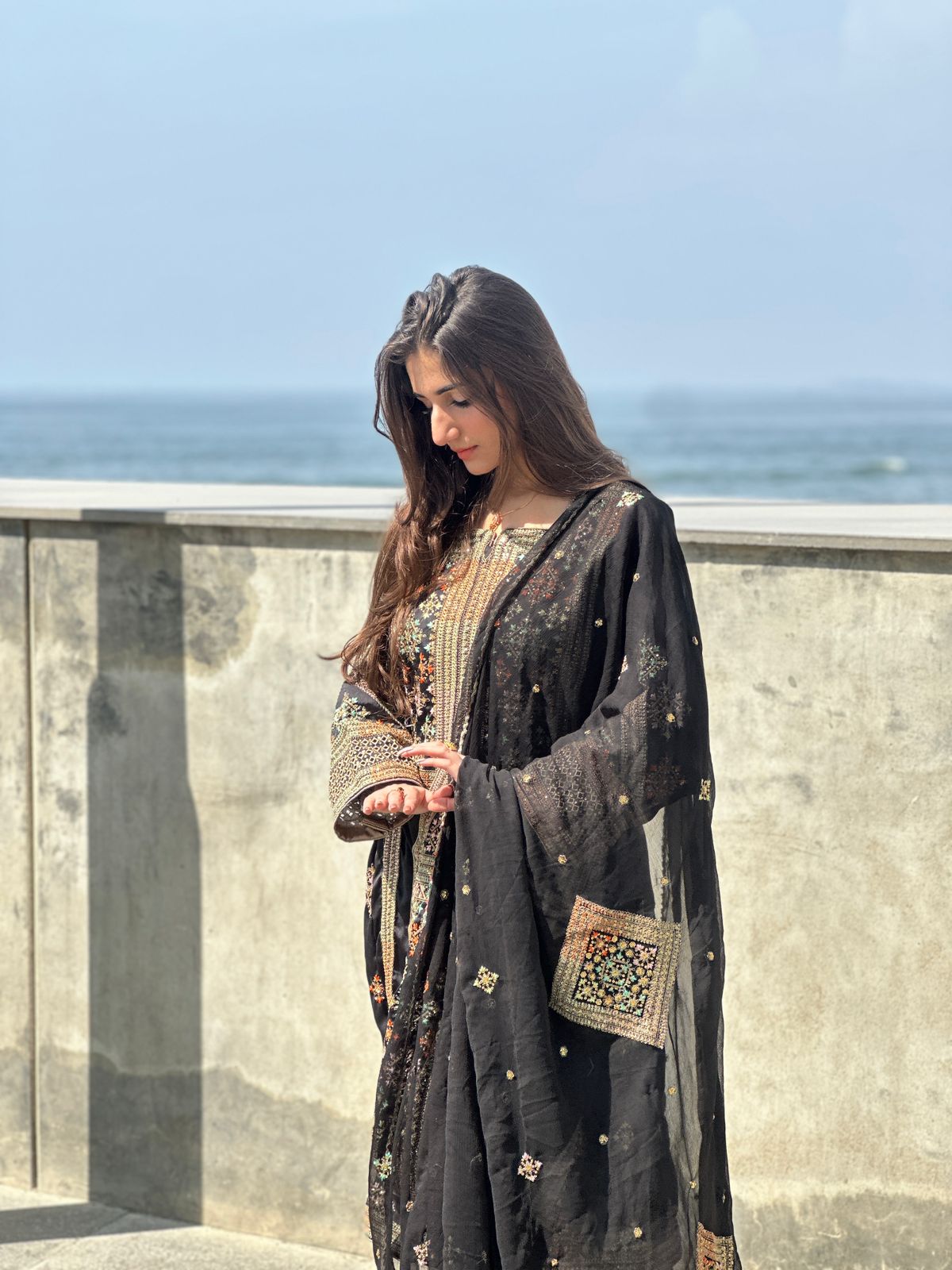 Balochi Formal Dress Black D#20