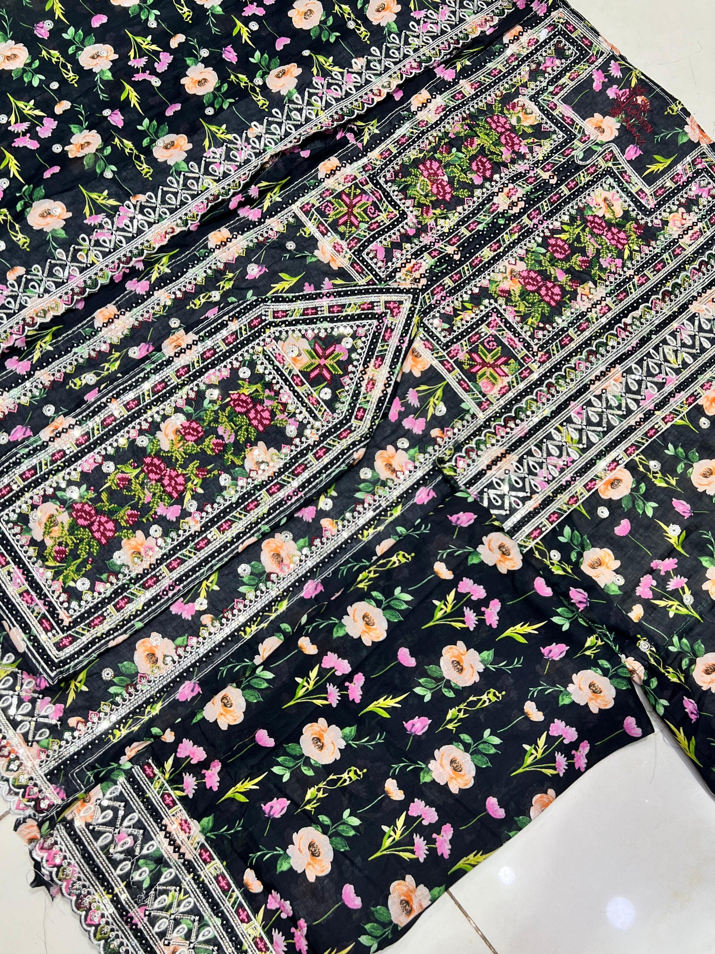 Balochi Dress D#25 Loan fabric 2 Pcs