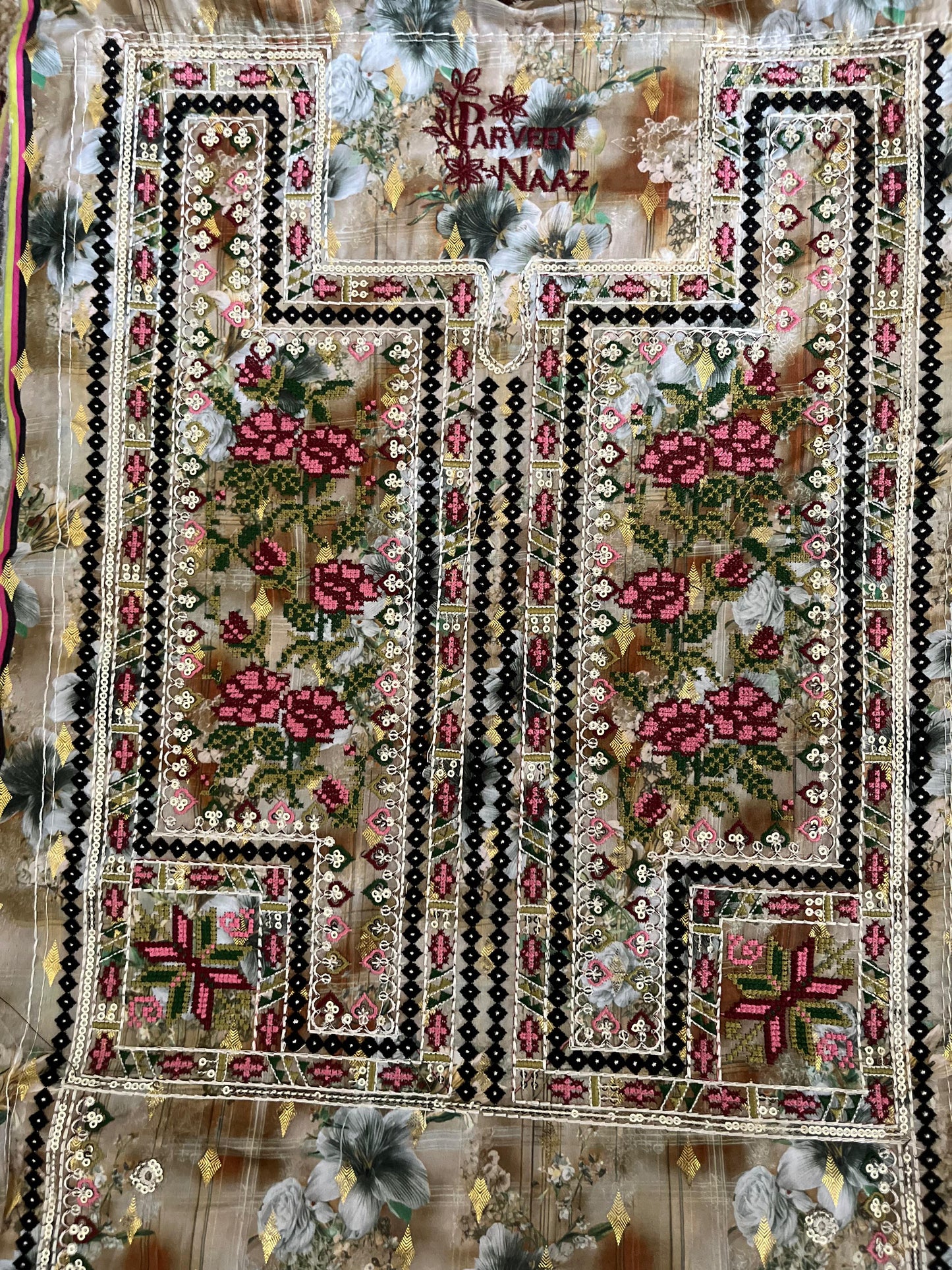 Balochi Dress D#25 Loan fabric 2 Pcs