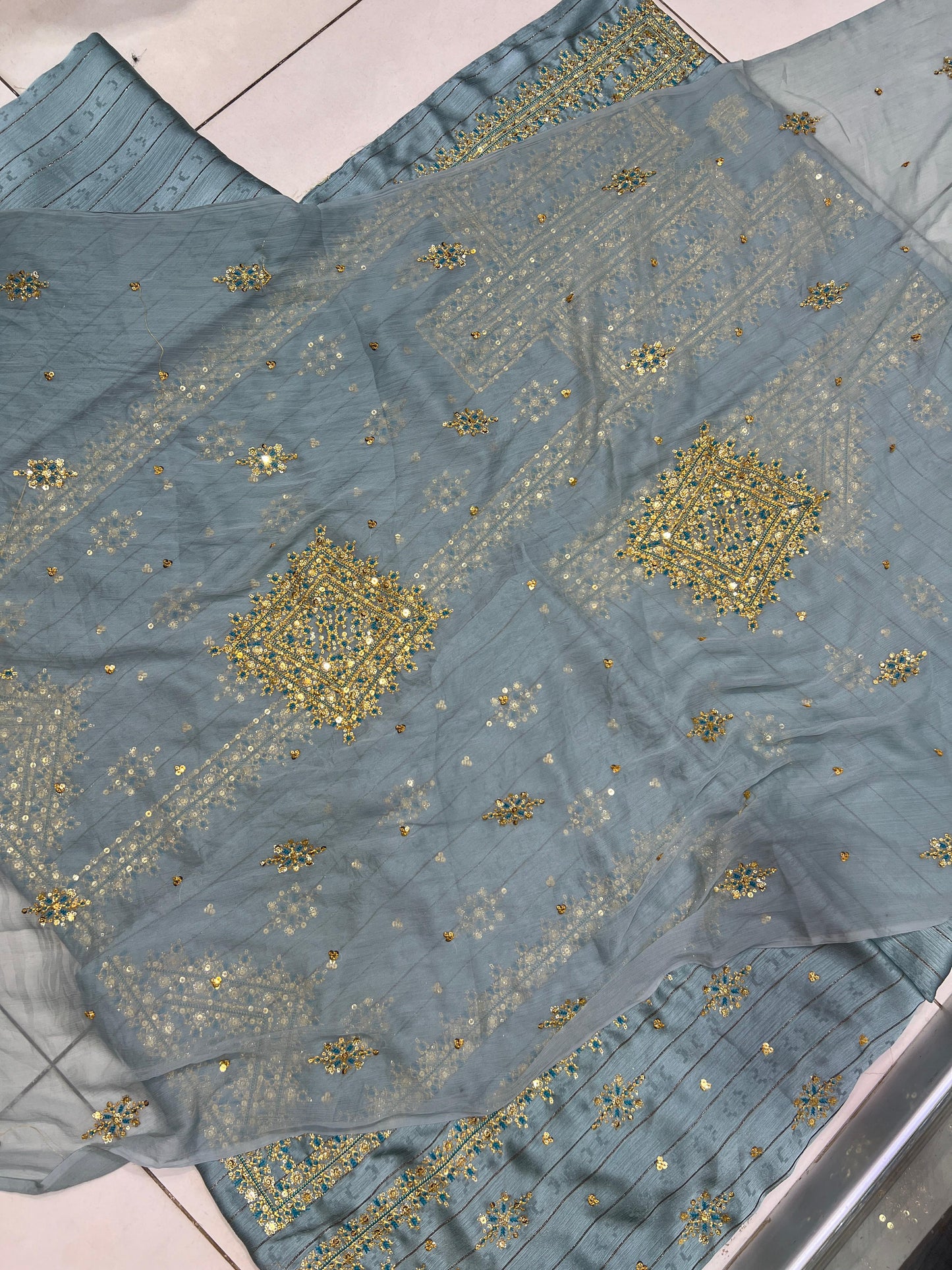 Balochi Kurta Mahrang Fabric 3 pcs (Unstitched/Stitched Both available)
